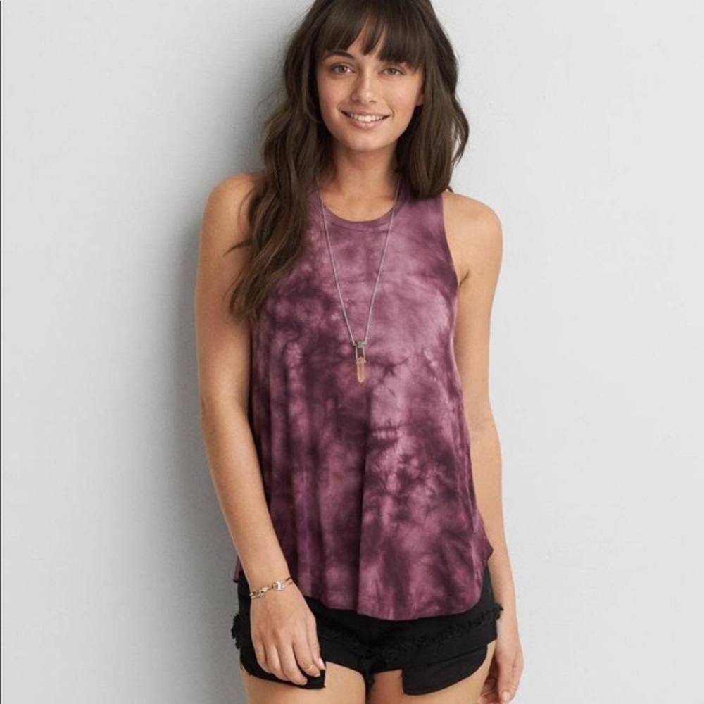 American Eagle Maroon Tank